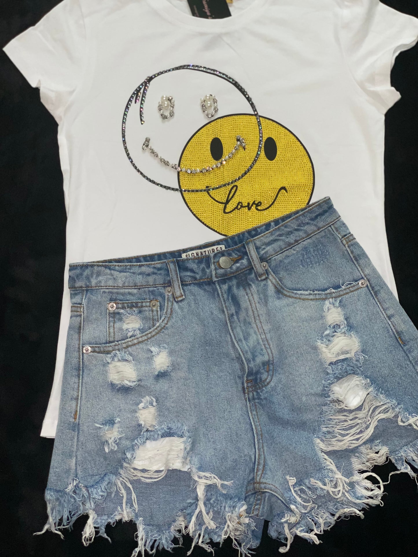 Love Smiley Face Tee